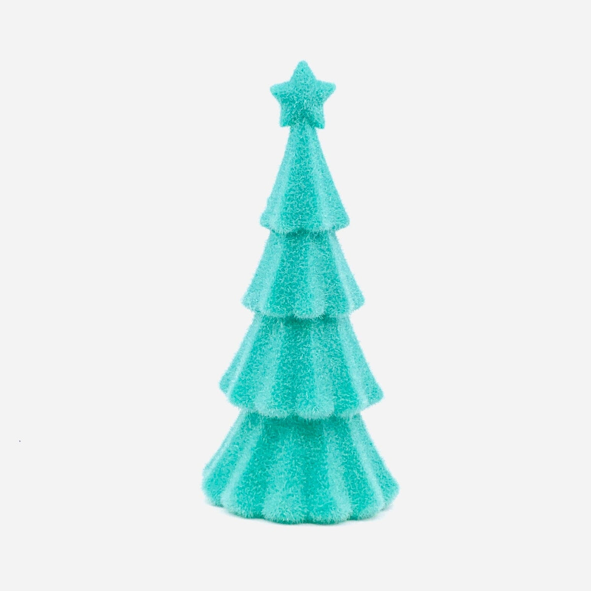 Flocked Trees Decor One Hundred 80 Degrees Turquoise Small 