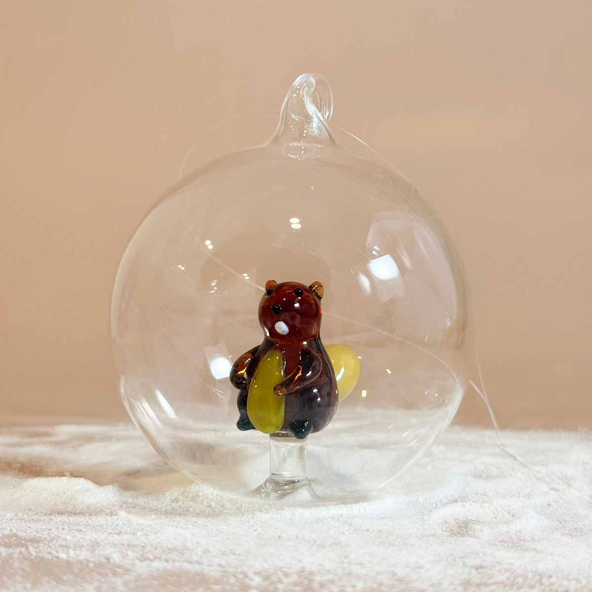 Glass Icon Ornament, Beaver ICHENDORF 