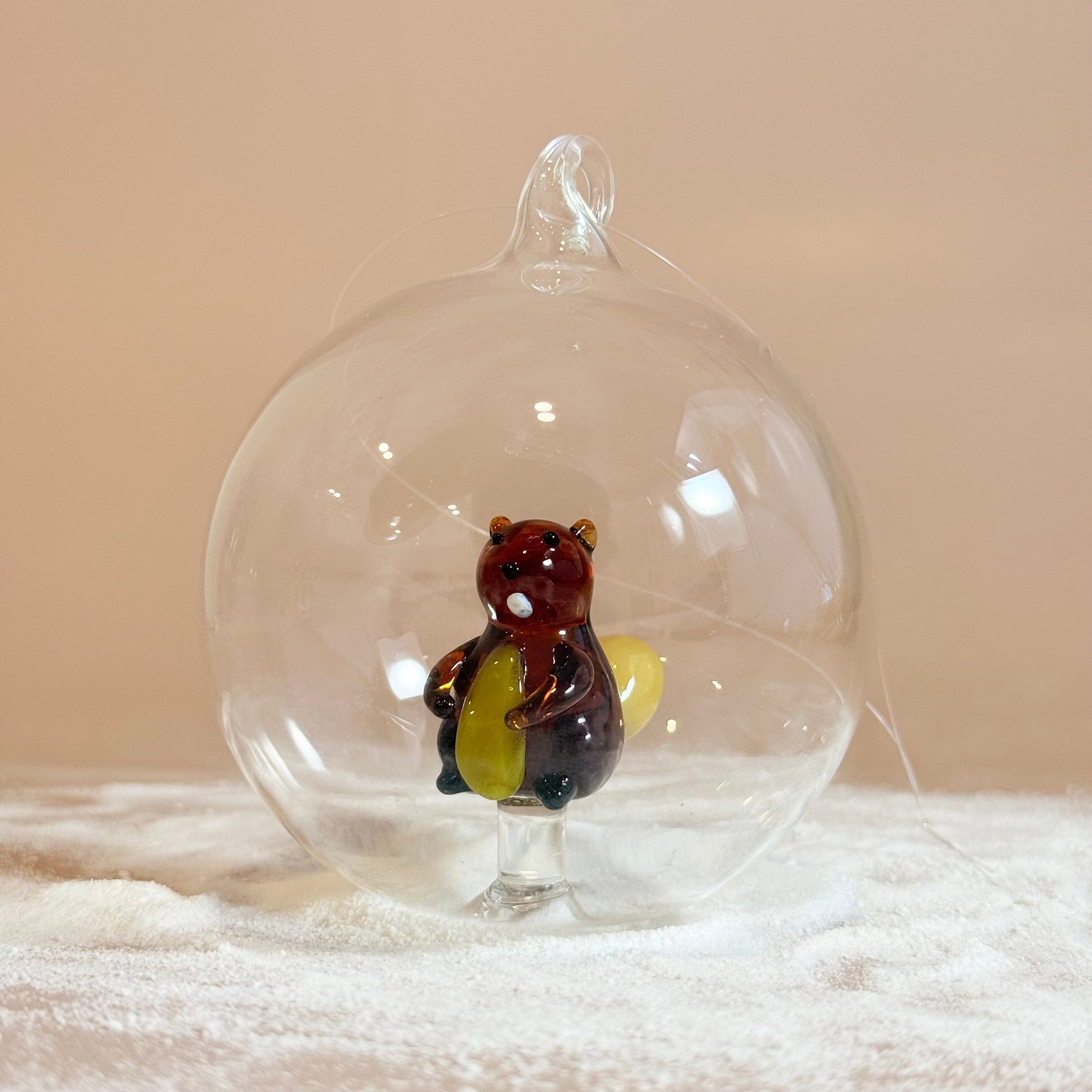 Glass Icon Ornament, Beaver ICHENDORF 