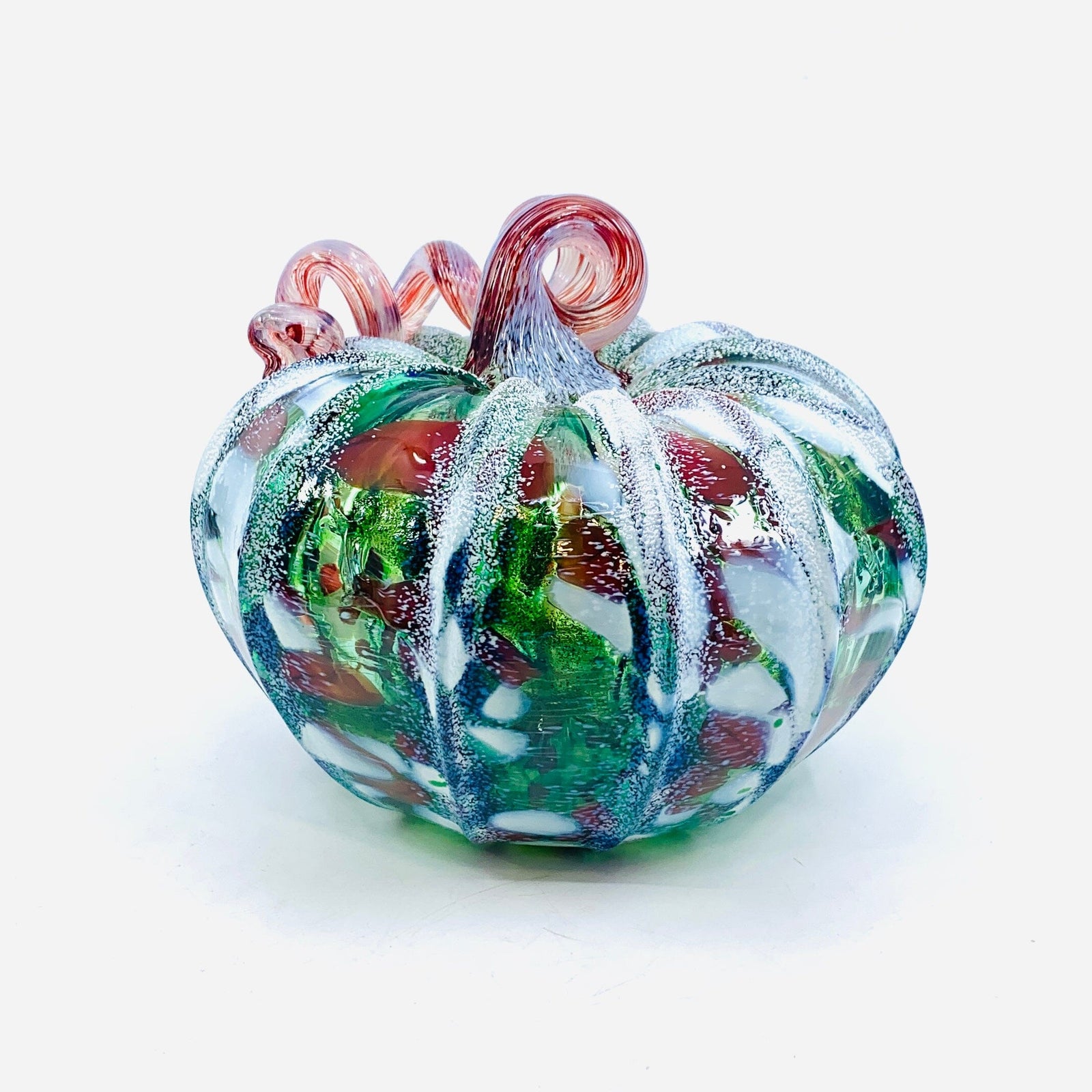 Daily Pumpkin 1845 Snowfall Squat Gabby Luke Adams Glass Blowing Studio 