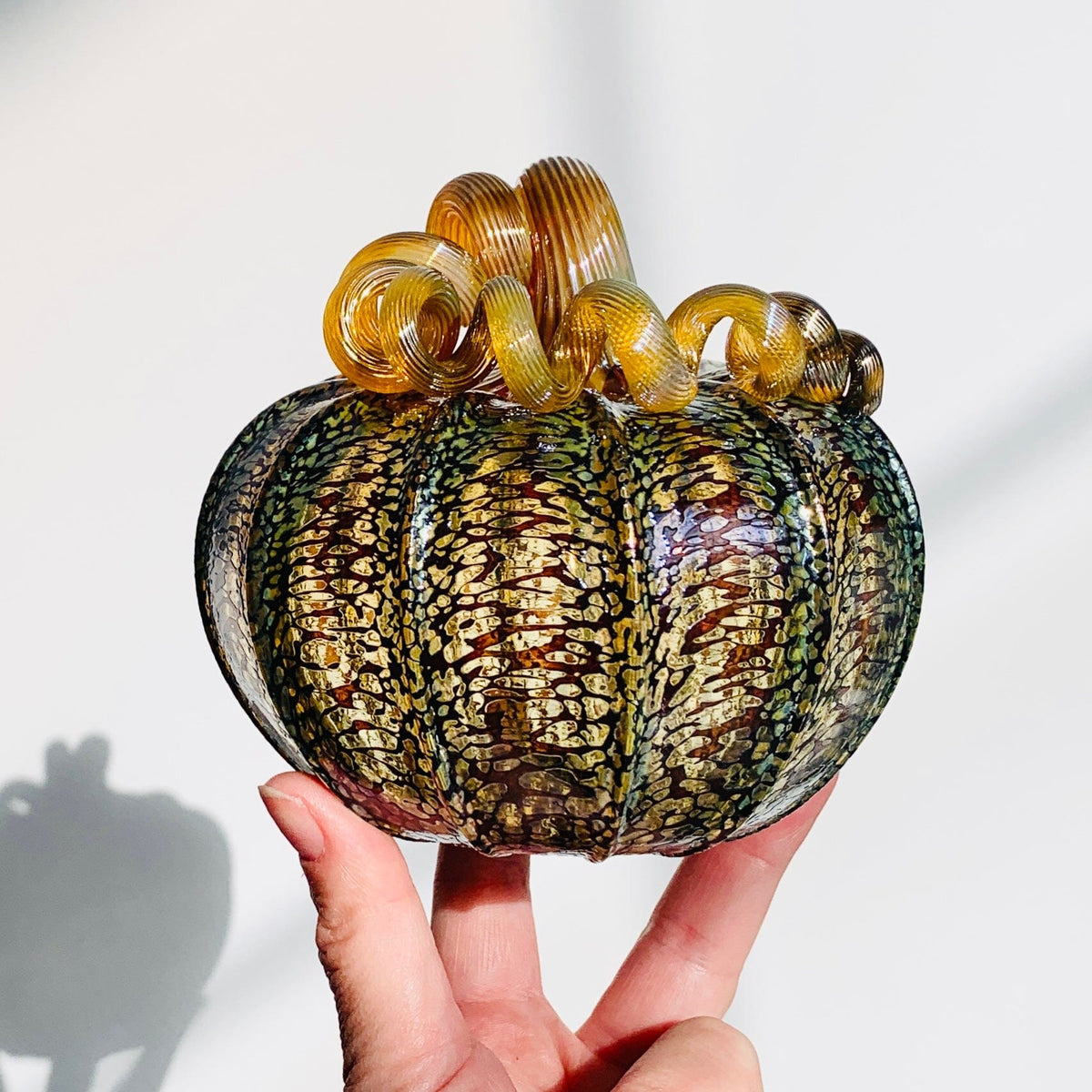 Best Pumpkin of The Day 3722 Fall Squat Gabby Luke Adams Glass Blowing Studio 