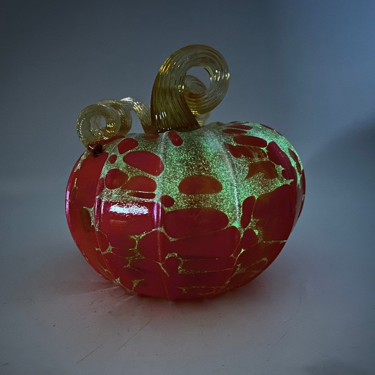 Daily Glow Pumpkin 209 Fall Squat Daily Pumpkin Luke Adams Glass Blowing Studio 