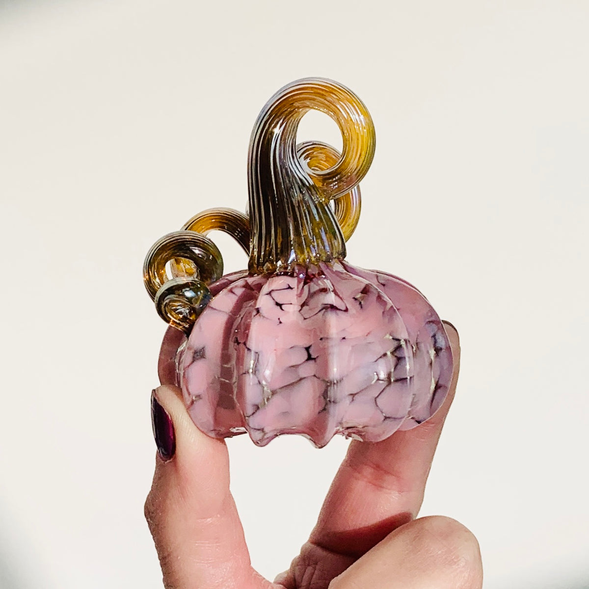 Daily Pumpkin 854 “Breast Cancer Awareness” Mini Paperweight