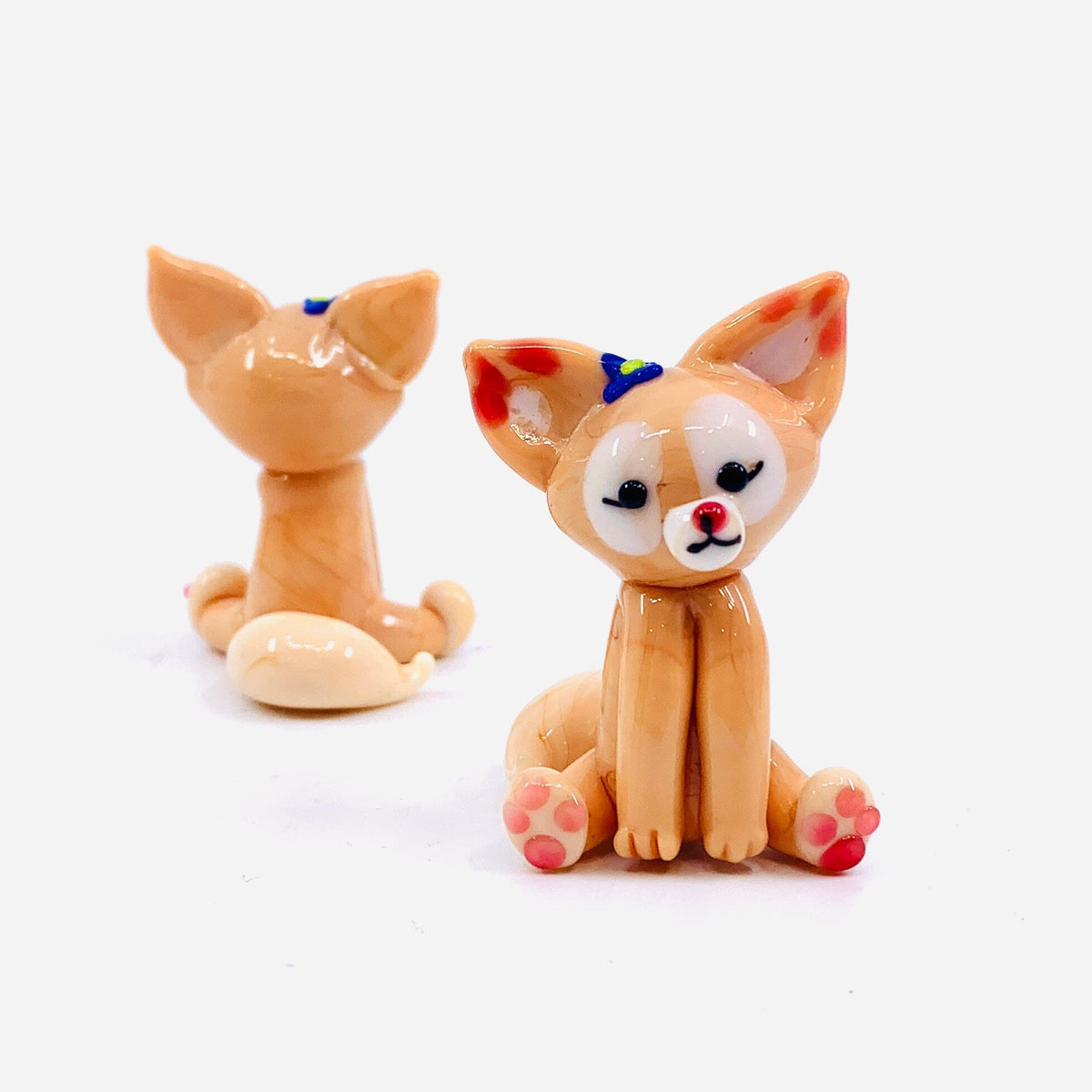 Glass Long Arm Cat Miniature Alex 