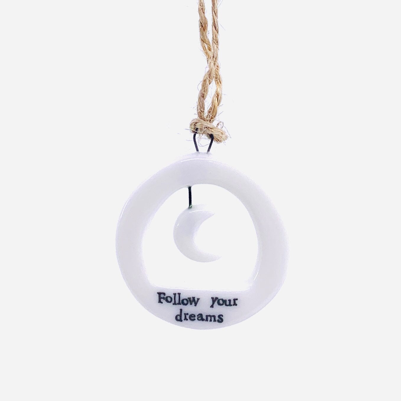 Porcelain Ornament, Follow Your Dreams Ornament Two's Company 