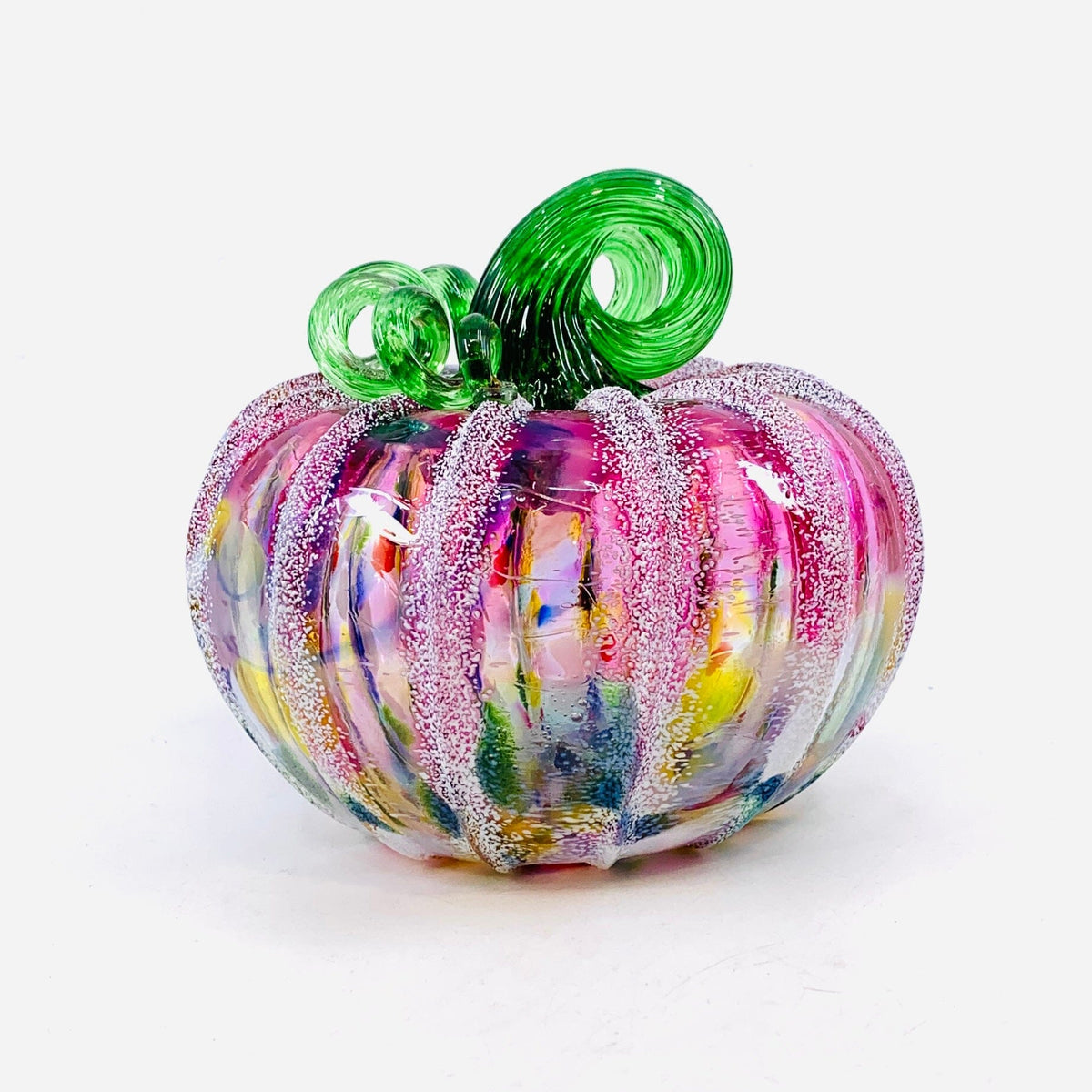 Daily Pumpkin 2063 Snowfall Squat Gabby Luke Adams Glass Blowing Studio 