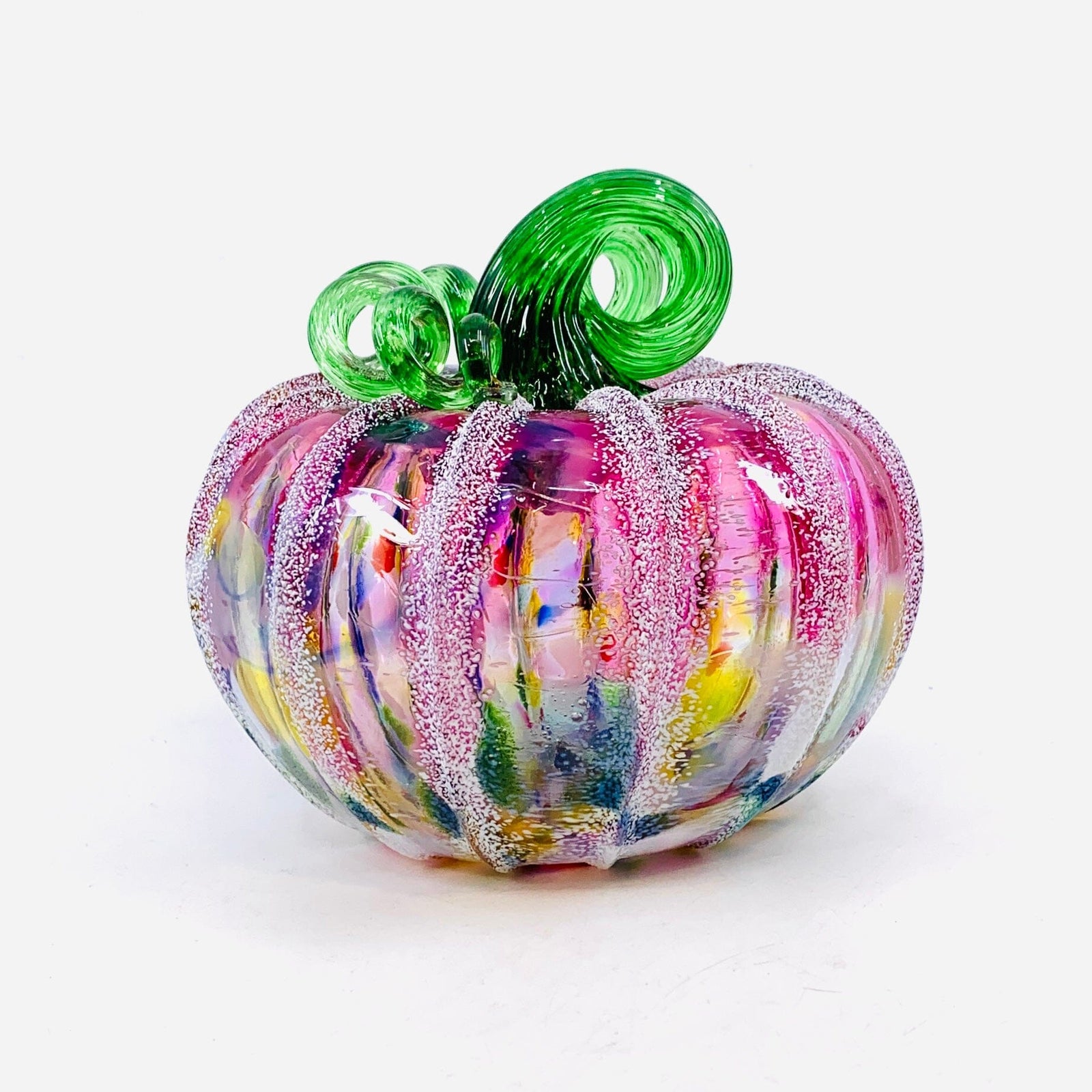 Daily Pumpkin 2063 Snowfall Squat Gabby Luke Adams Glass Blowing Studio 