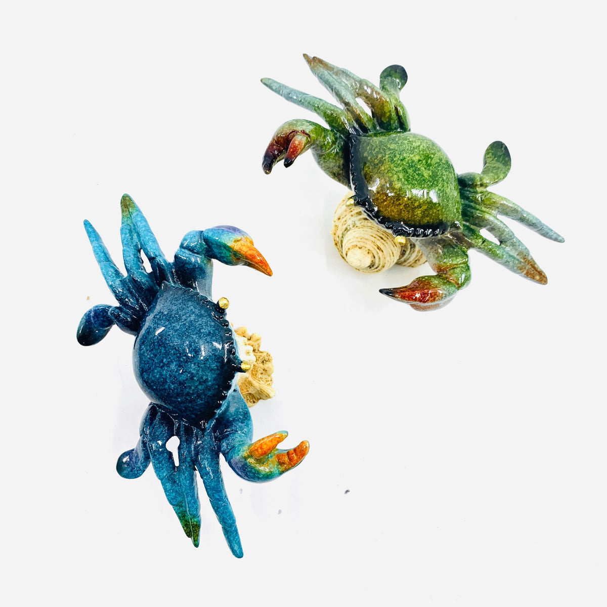 Sea Green Crab Bobble Head Décor Chesapeake Bay 
