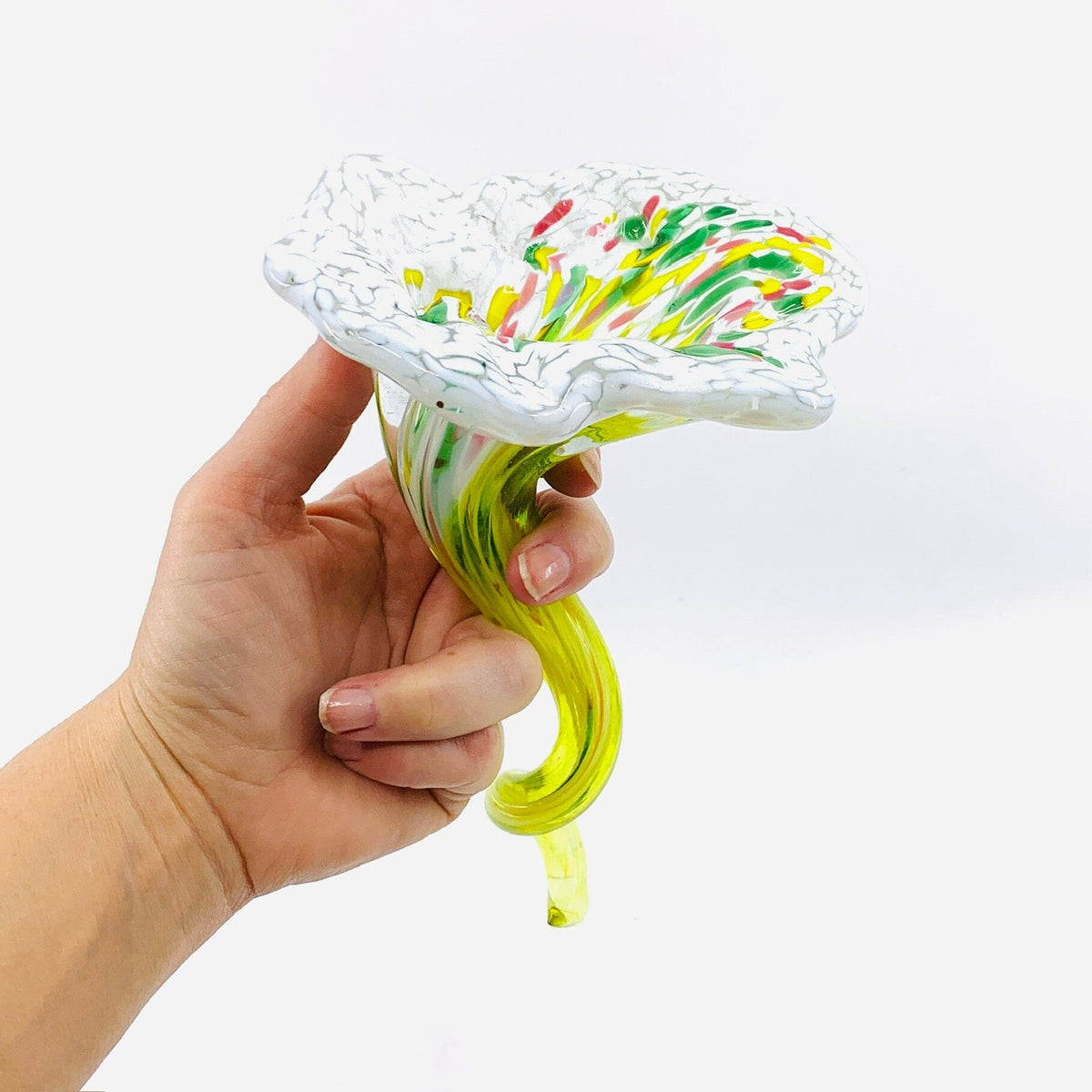 Pulled Glass Flower 6 Decor Luke Adams Glass Blowing Studio 