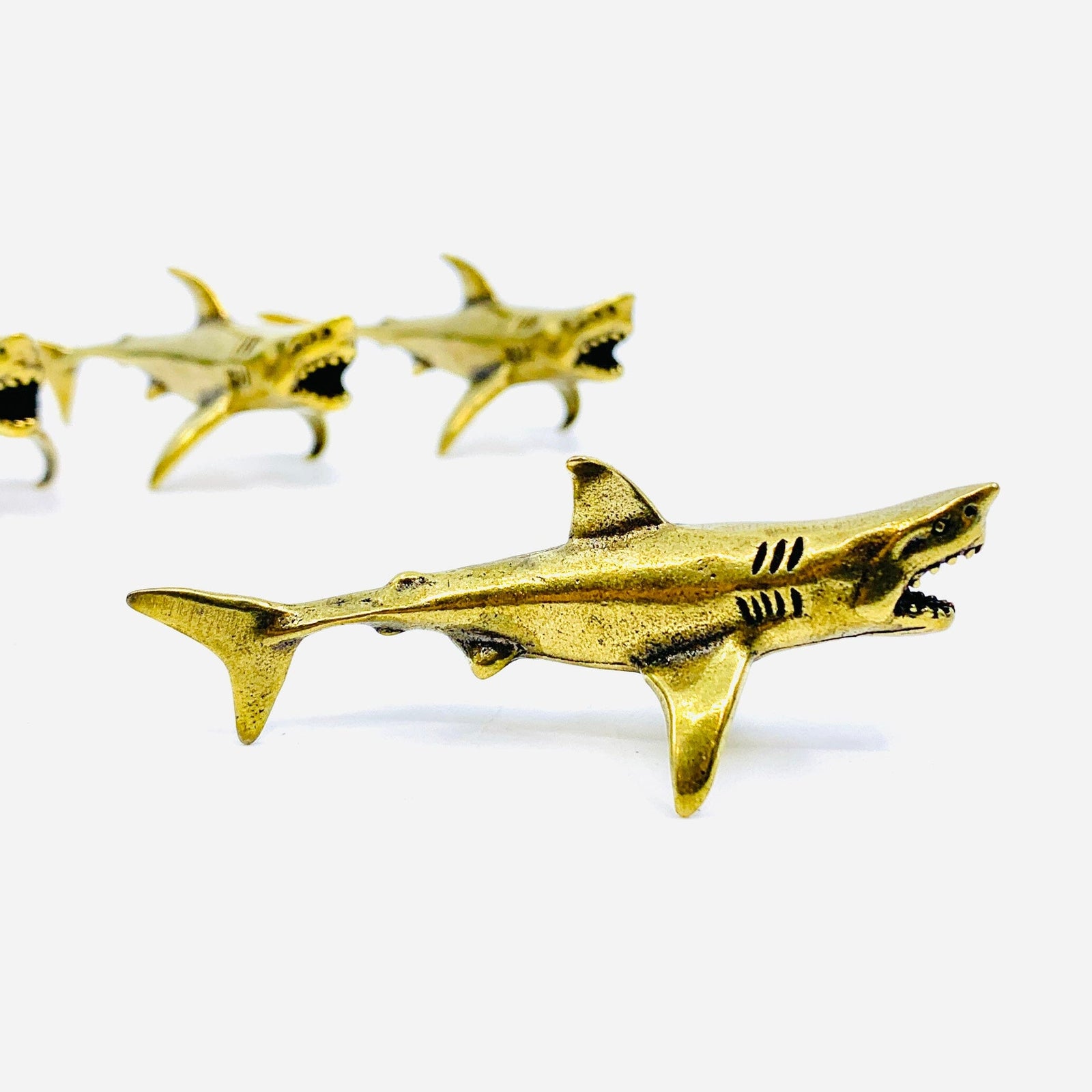 Miniature Brass Shark Miniature - 