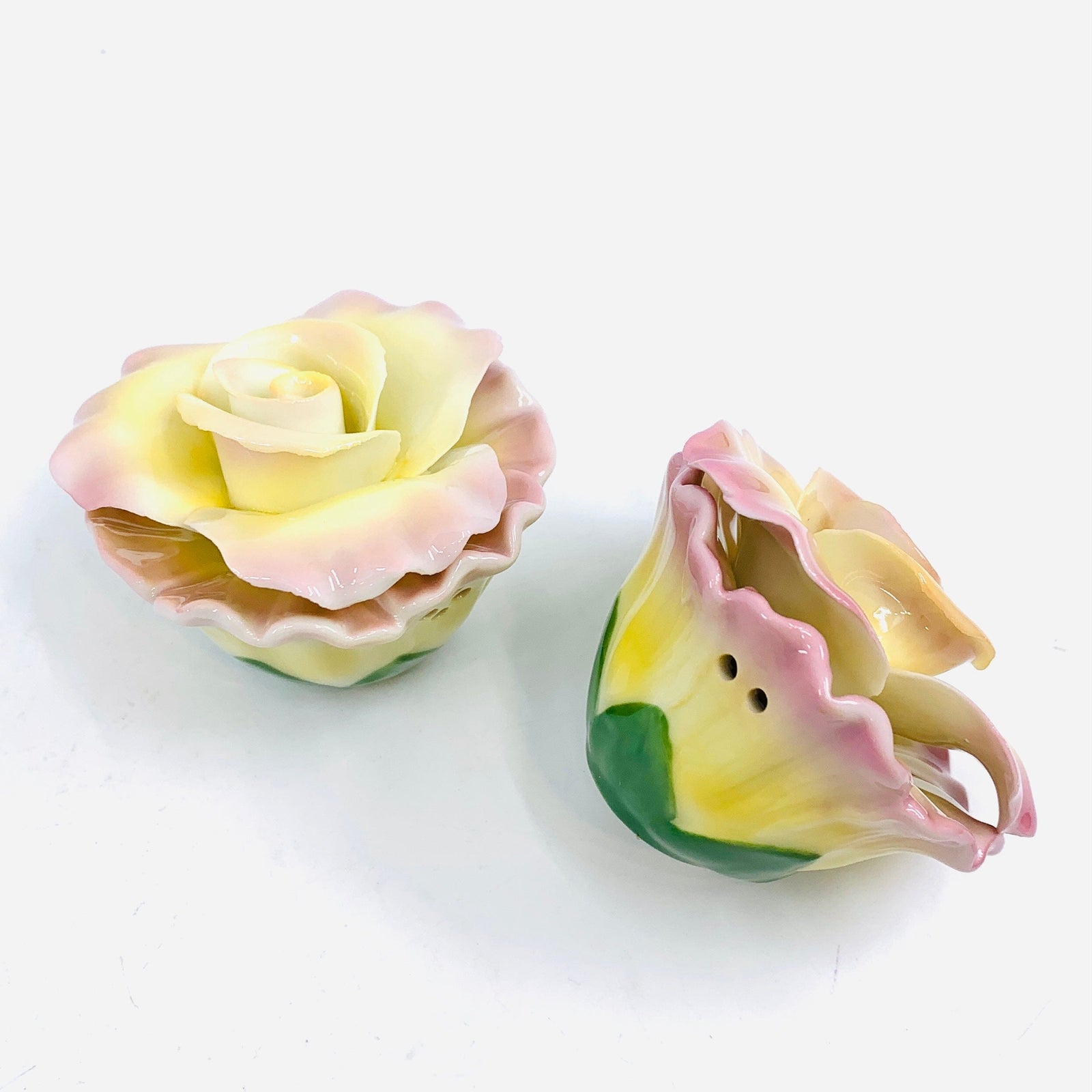 Rose Salt and Pepper Shakers COSMOS 