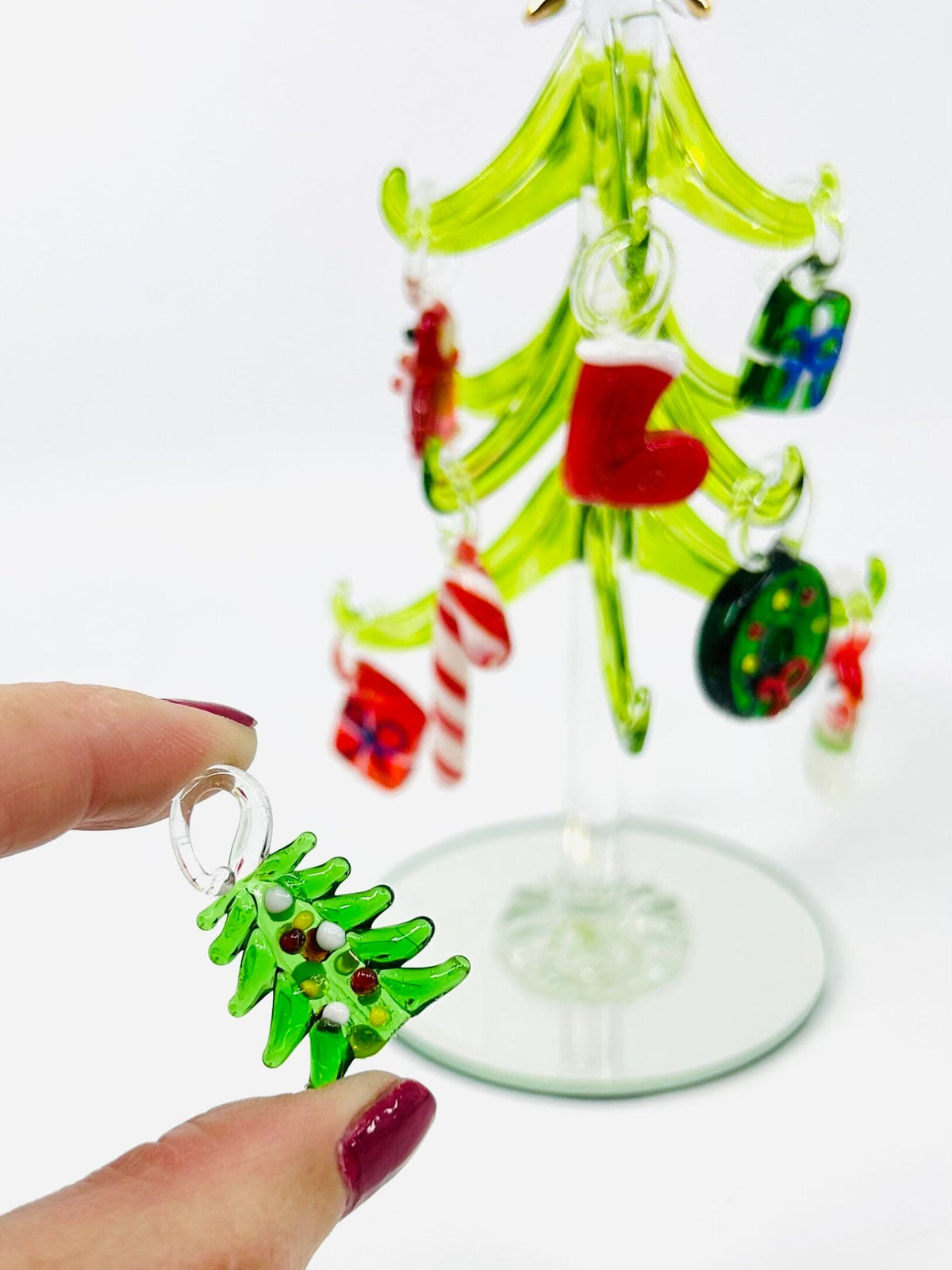Glass Stocking Tree 4 Decor Gift Essentials 