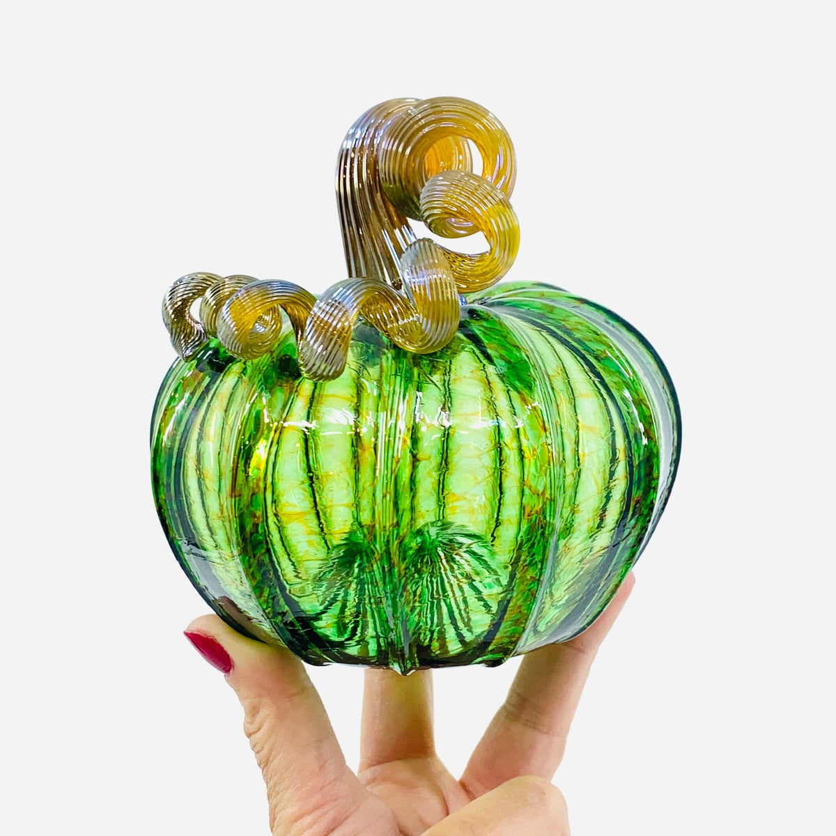 Daily Pumpkin 1903 Holiday Squat Gabby Luke Adams Glass Blowing Studio 