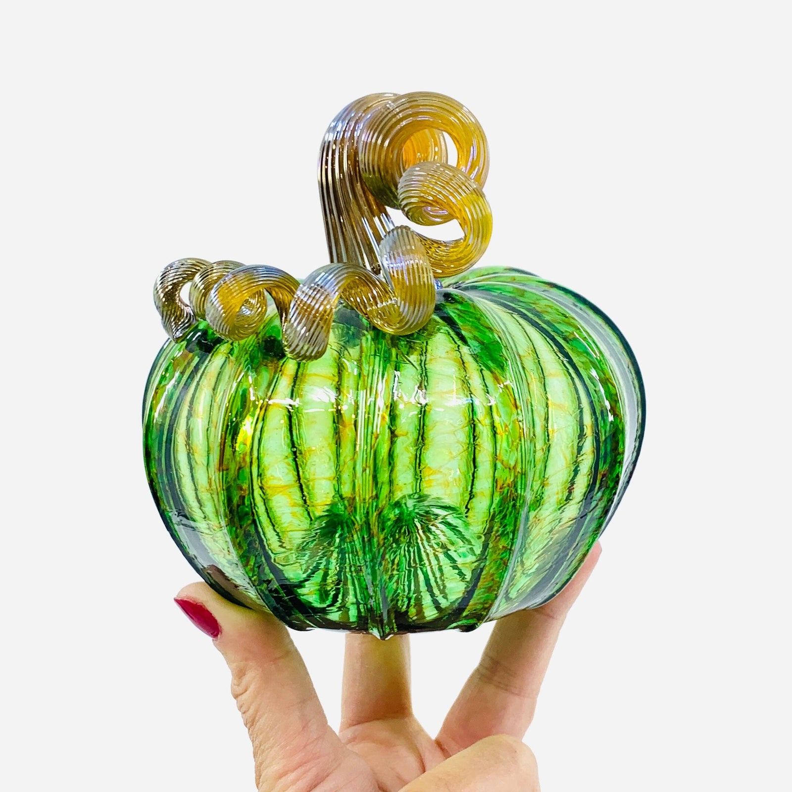 Daily Pumpkin 1903 Holiday Squat Gabby Luke Adams Glass Blowing Studio 