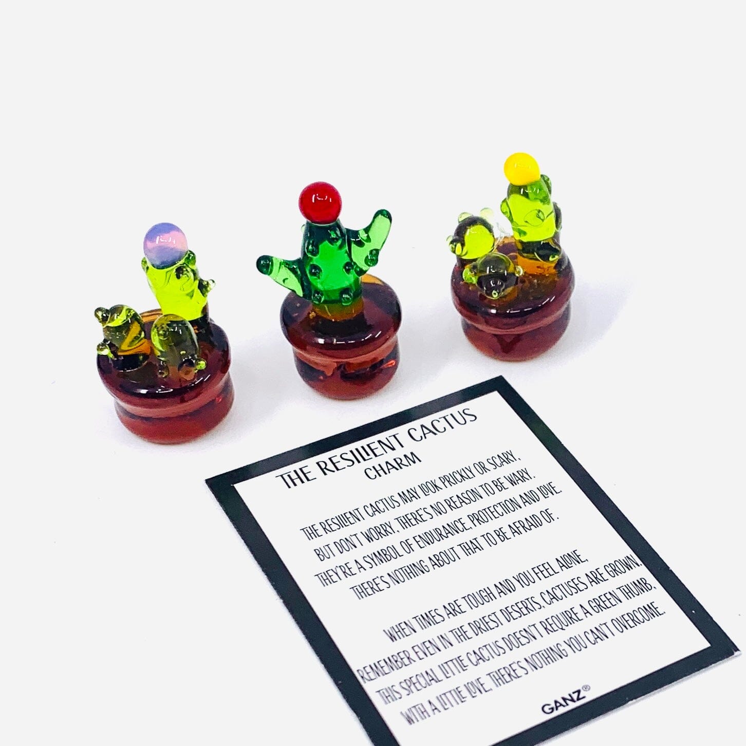 The Resilient Cactus Charm - PT57 Miniature GANZ 