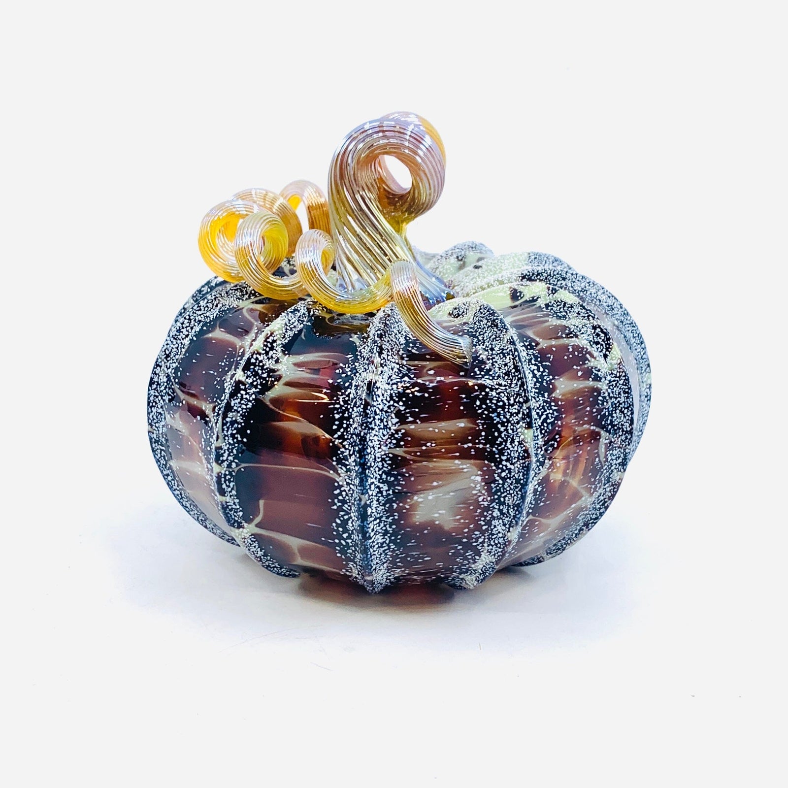 Daily Pumpkin 1864 Snowfall Squat Gabby Luke Adams Glass Blowing Studio 