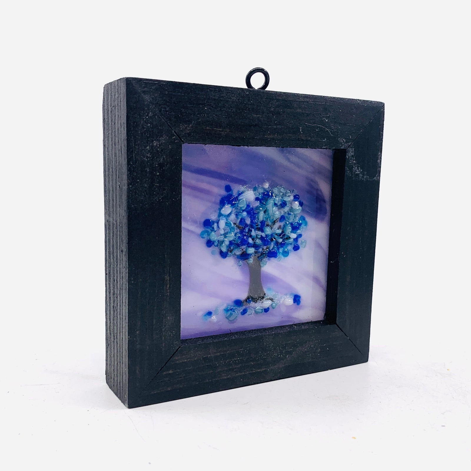 Fused Glass Tree of Life Shadow Box 14 Decor Glimmer Glass Gifts 