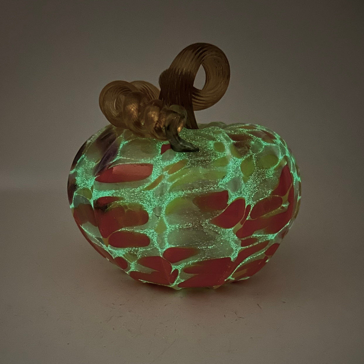 Daily Glow Pumpkin 231 Fall Squat Daily Pumpkin Luke Adams Glass Blowing Studio 