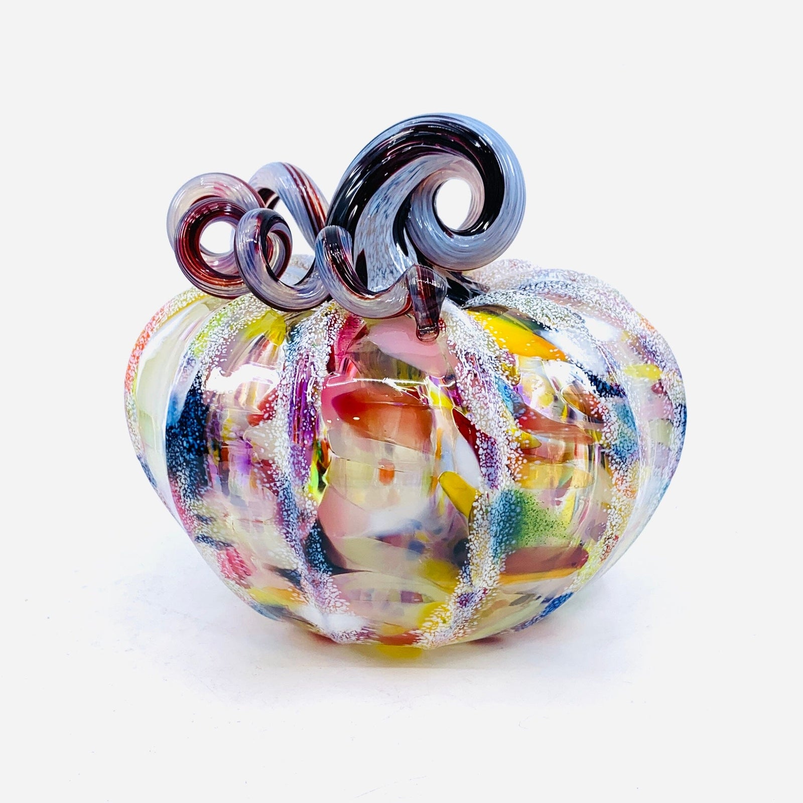 Daily Pumpkin 1732 Holiday Snowfall Squat Gabby Luke Adams Glass Blowing Studio 