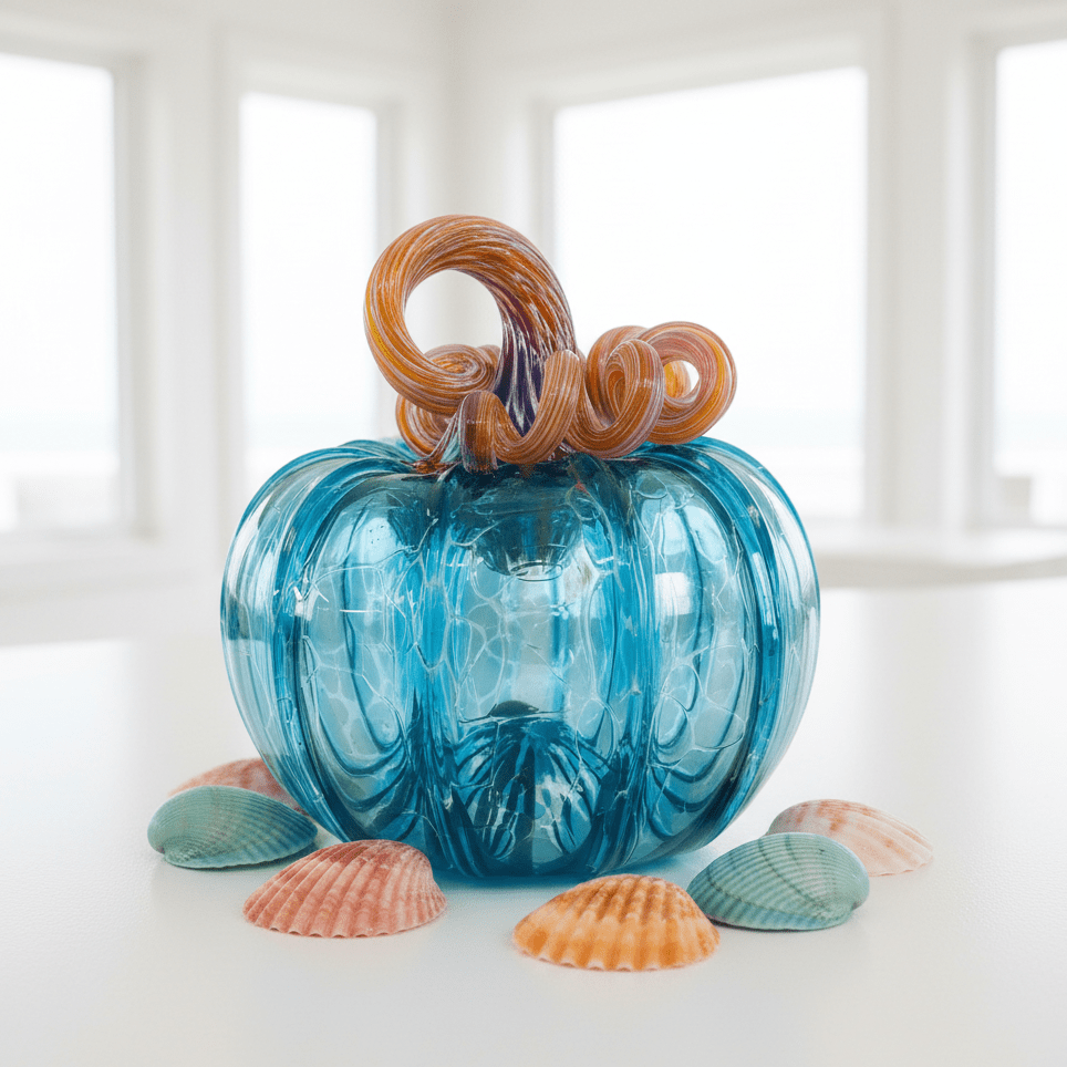 Daily Pumpkin 1134 Squat Gabby Luke Adams Glass Blowing Studio 
