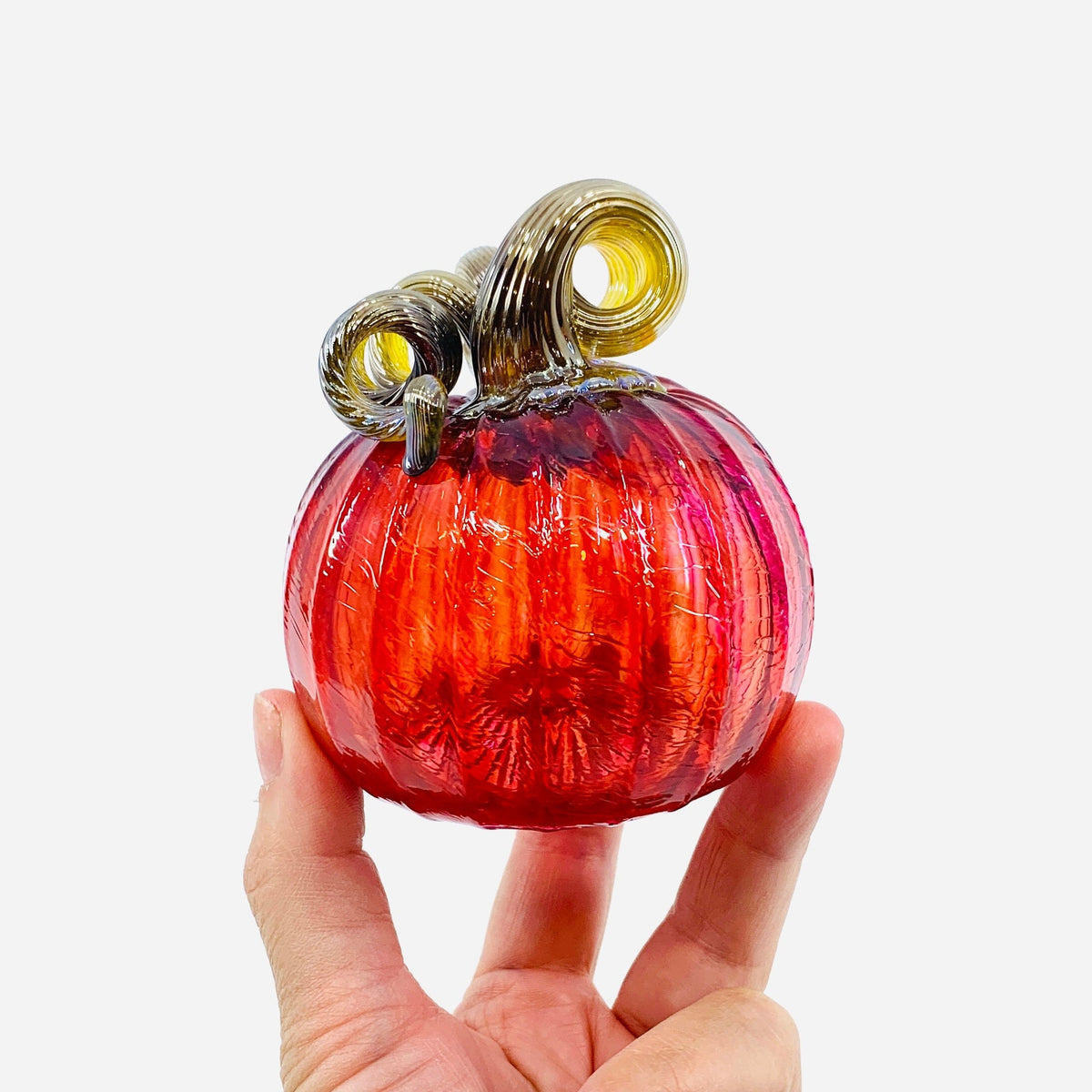 Daily Pumpkin 3488 Mini Gabby Luke Adams Glass Blowing Studio 
