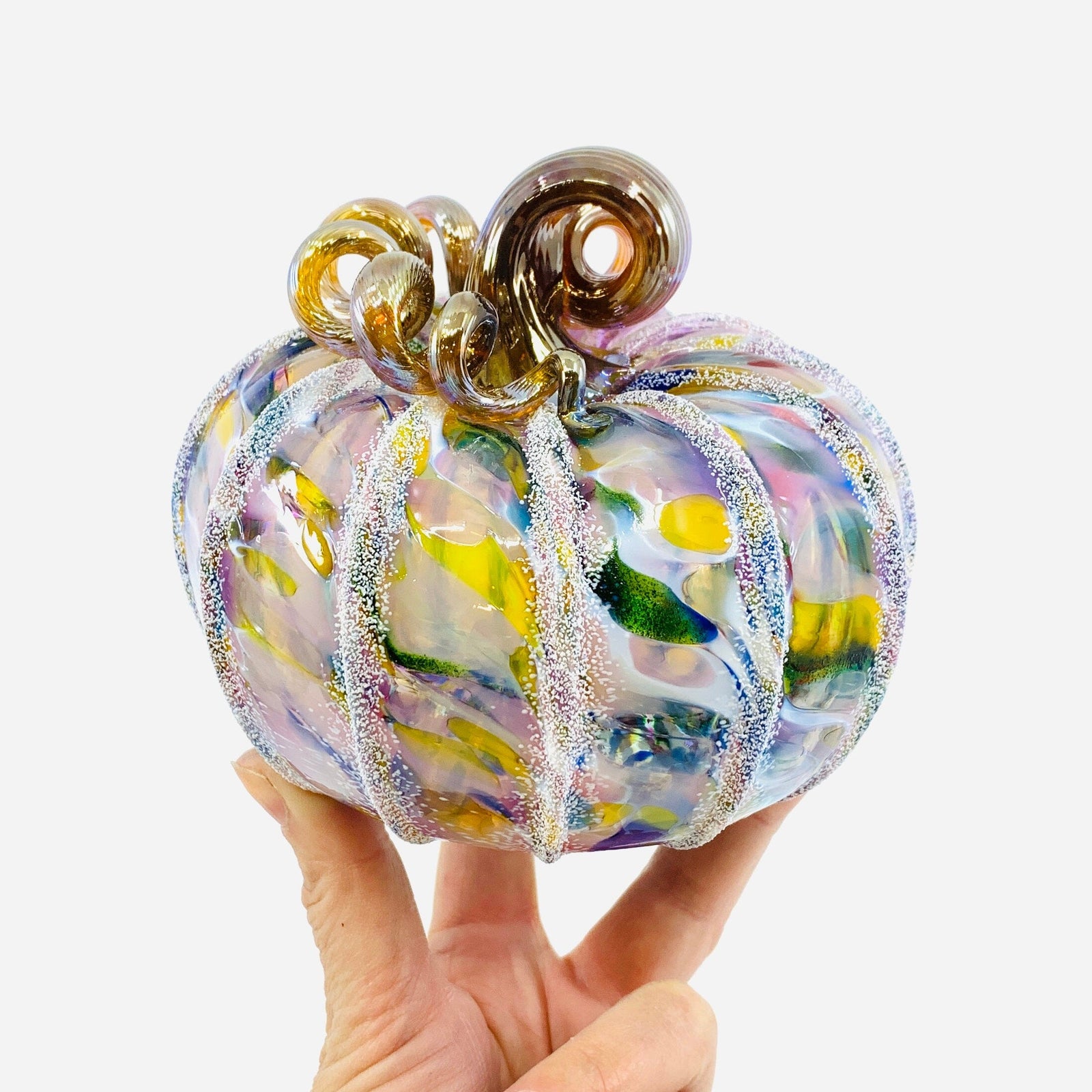 Daily Pumpkin 2272 Squat Gabby Luke Adams Glass Blowing Studio 