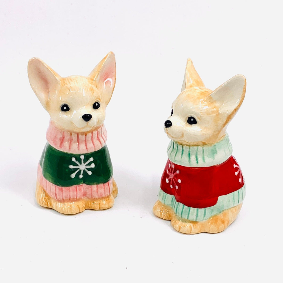 Sweater Chihuahua Salt and Pepper Shakers COSMOS 