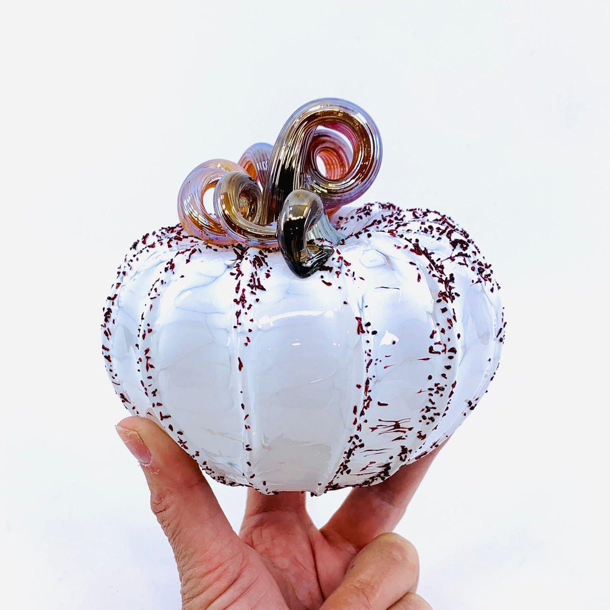 Daily Pumpkin 1099 Holiday Squat Gabby Luke Adams Glass Blowing Studio 