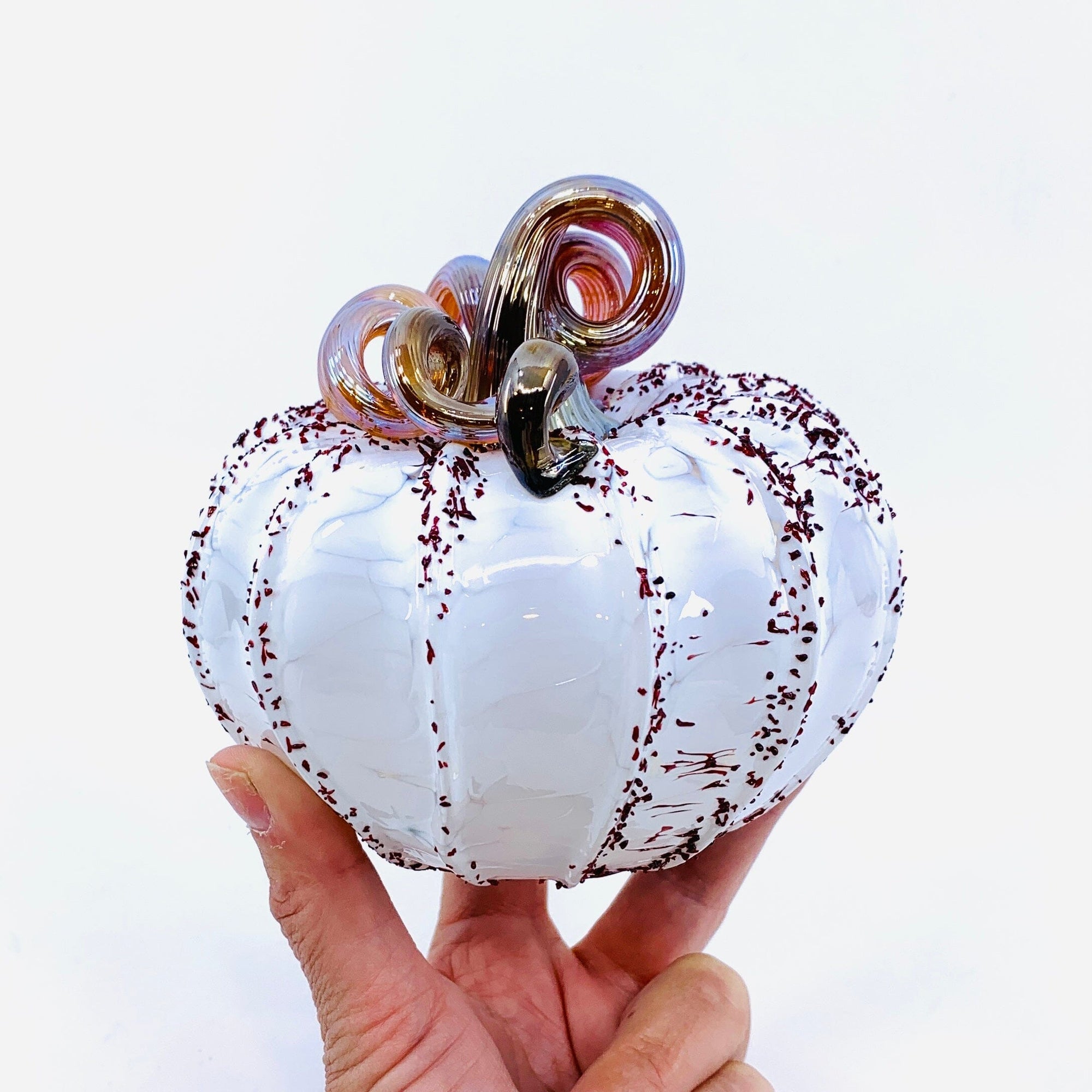 Daily Pumpkin 1099 Holiday Squat Gabby Luke Adams Glass Blowing Studio 