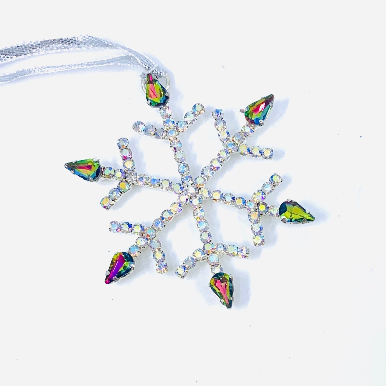 Jewel Rhinestone Snowflake Ornament, Small Oak Street 