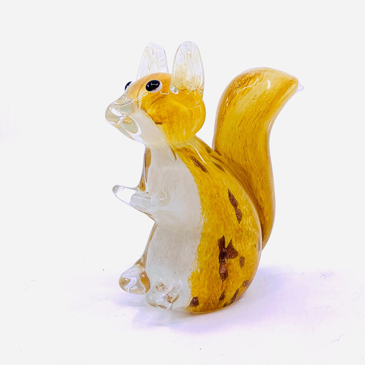 Glass Squirrel Paperweight Decor Chesapeake Bay 