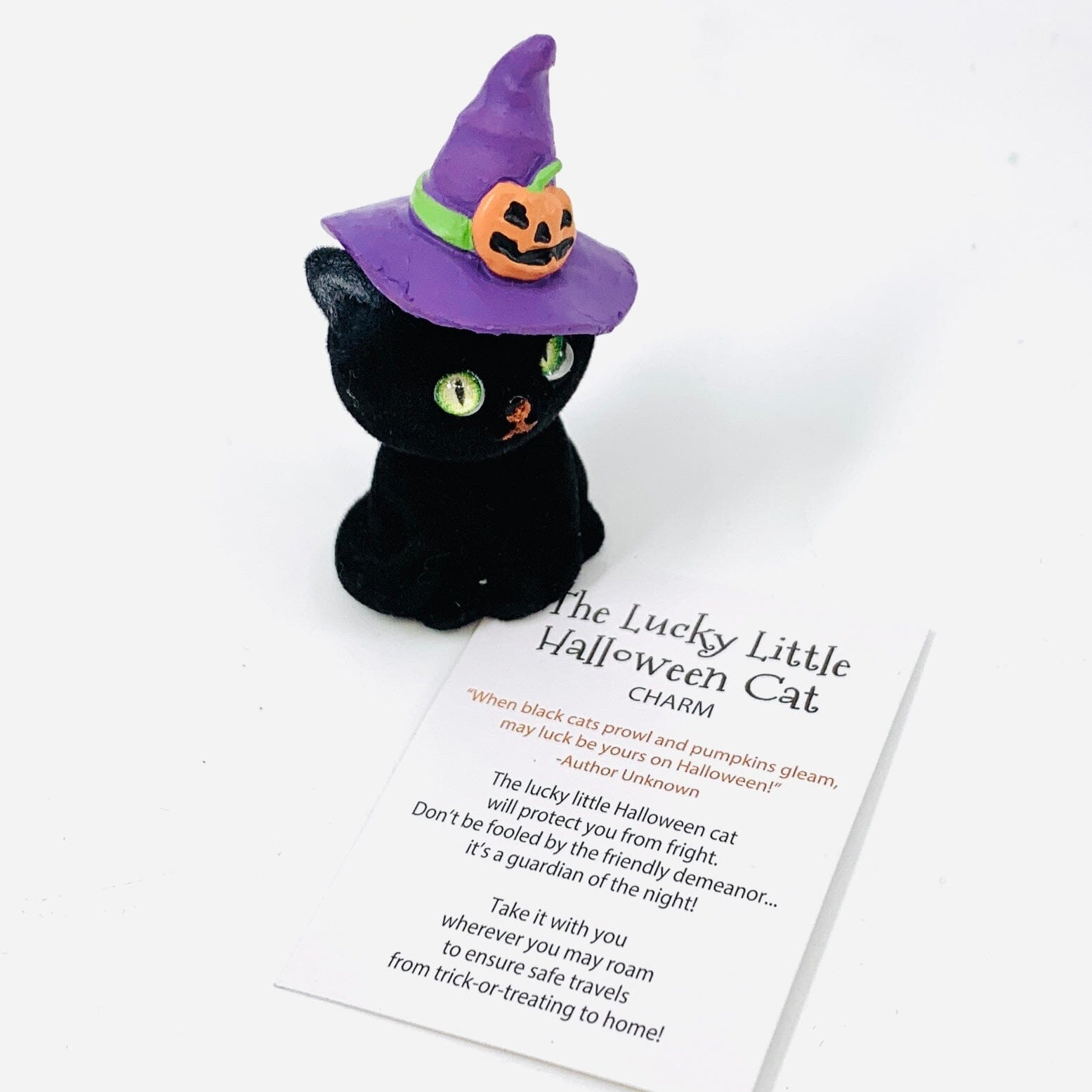 Lucky Little Halloween Cat Charm - PT 138 GANZ 