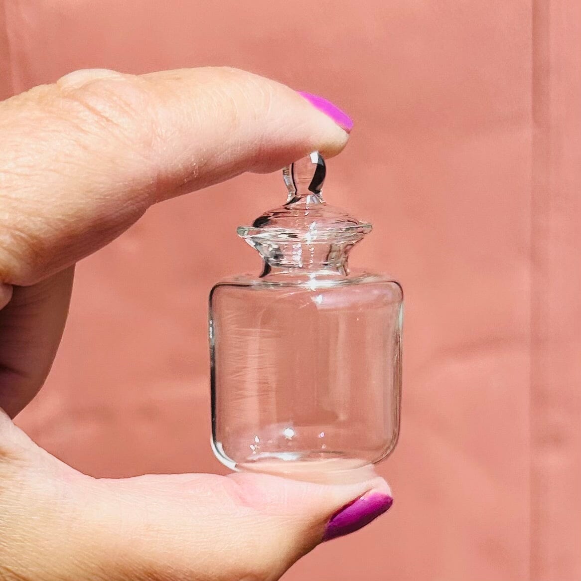 Tiniest Glass Storage Jar Miniature - 