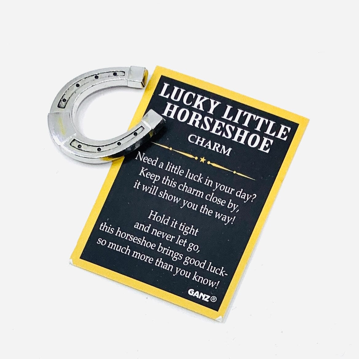 The Lucky Little Horseshoe Charm - PT-13 Miniature GANZ 