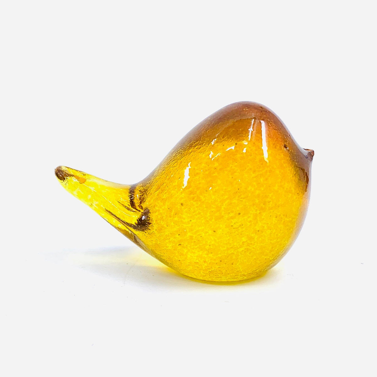 Little Glass Bird, Honey Miniature Henrietta Glass 