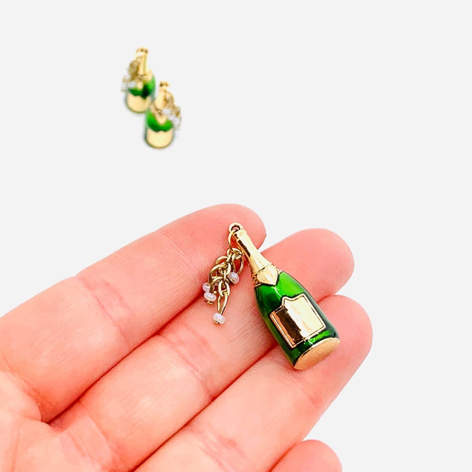 Pop The Bubbly Pocket Charm PT 98 Miniature GANZ 