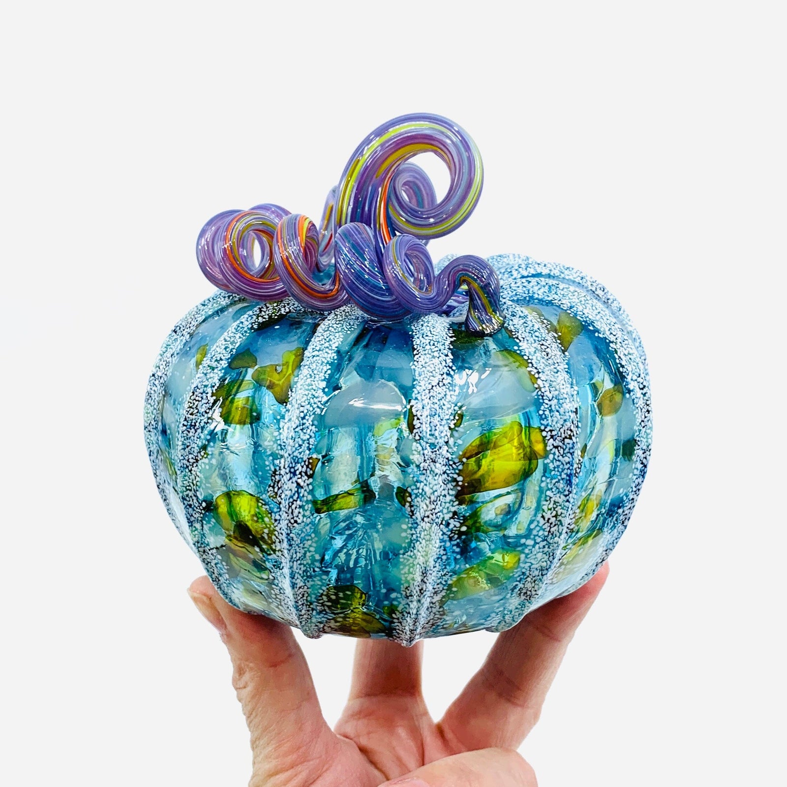 Daily Pumpkin 956 Squat Gabby Luke Adams Glass Blowing Studio 