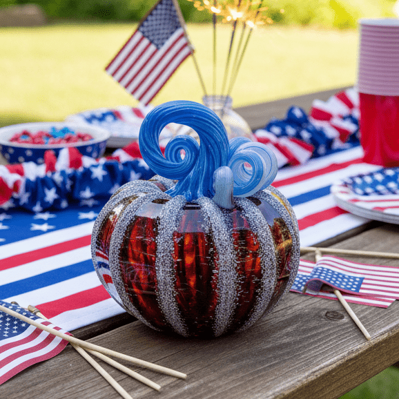 Star Spangled Squat Inspo Luke Adams Glass Blowing Studio 