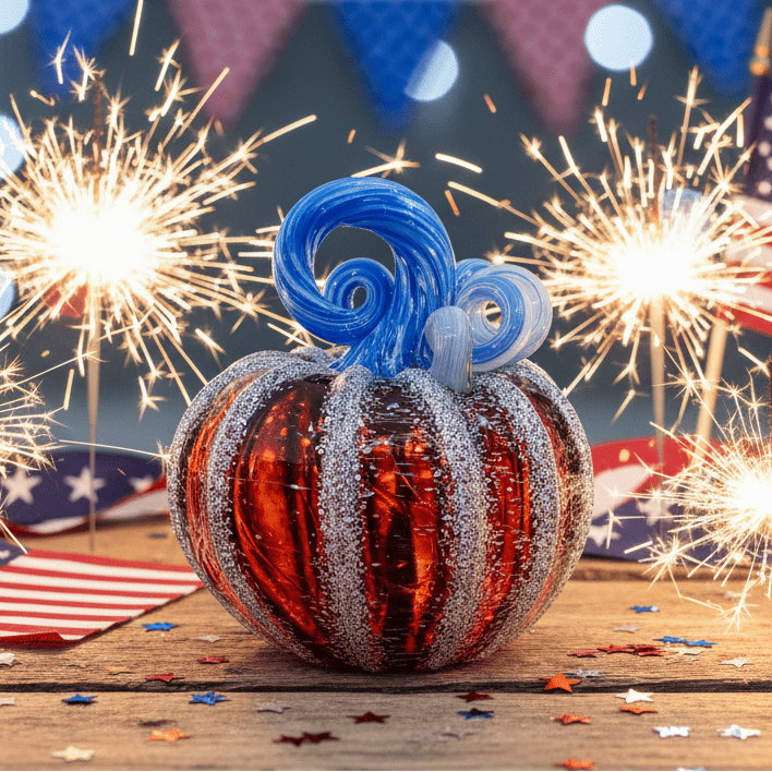 Star Spangled Squat Inspo Luke Adams Glass Blowing Studio 