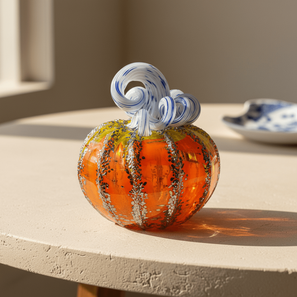 Daily Pumpkin 101 Squat Gabby Luke Adams Glass Blowing Studio 