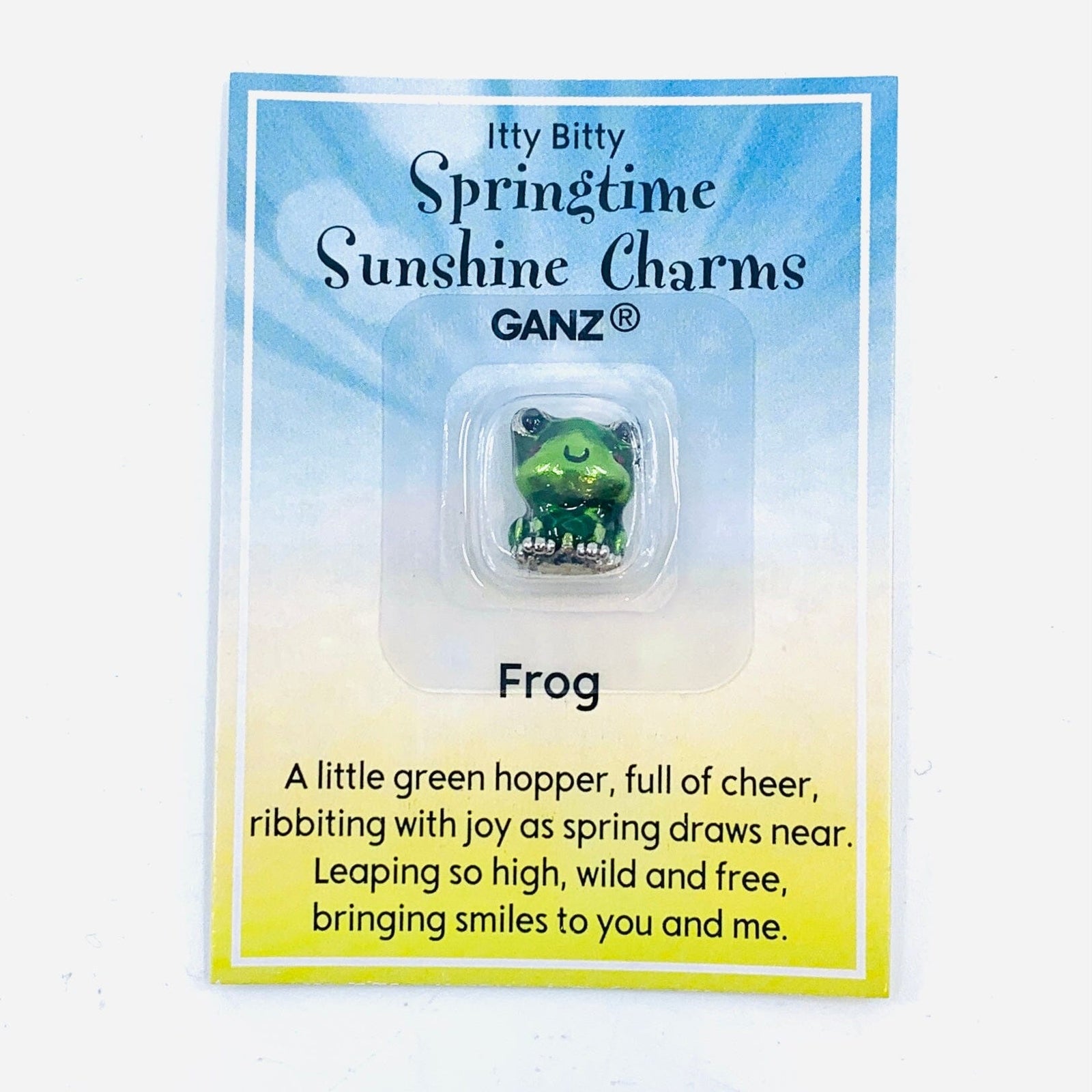 Itty Bitty Springtime Sunshine Charms, Frog GANZ 