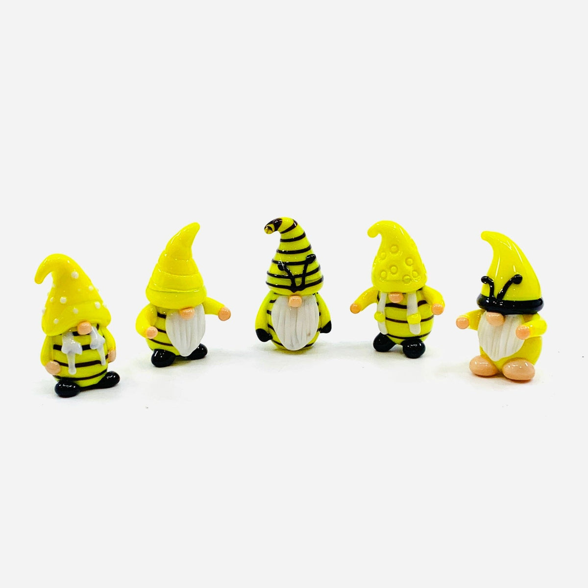 Glass Worker Bee Gnomes Miniature Alex 