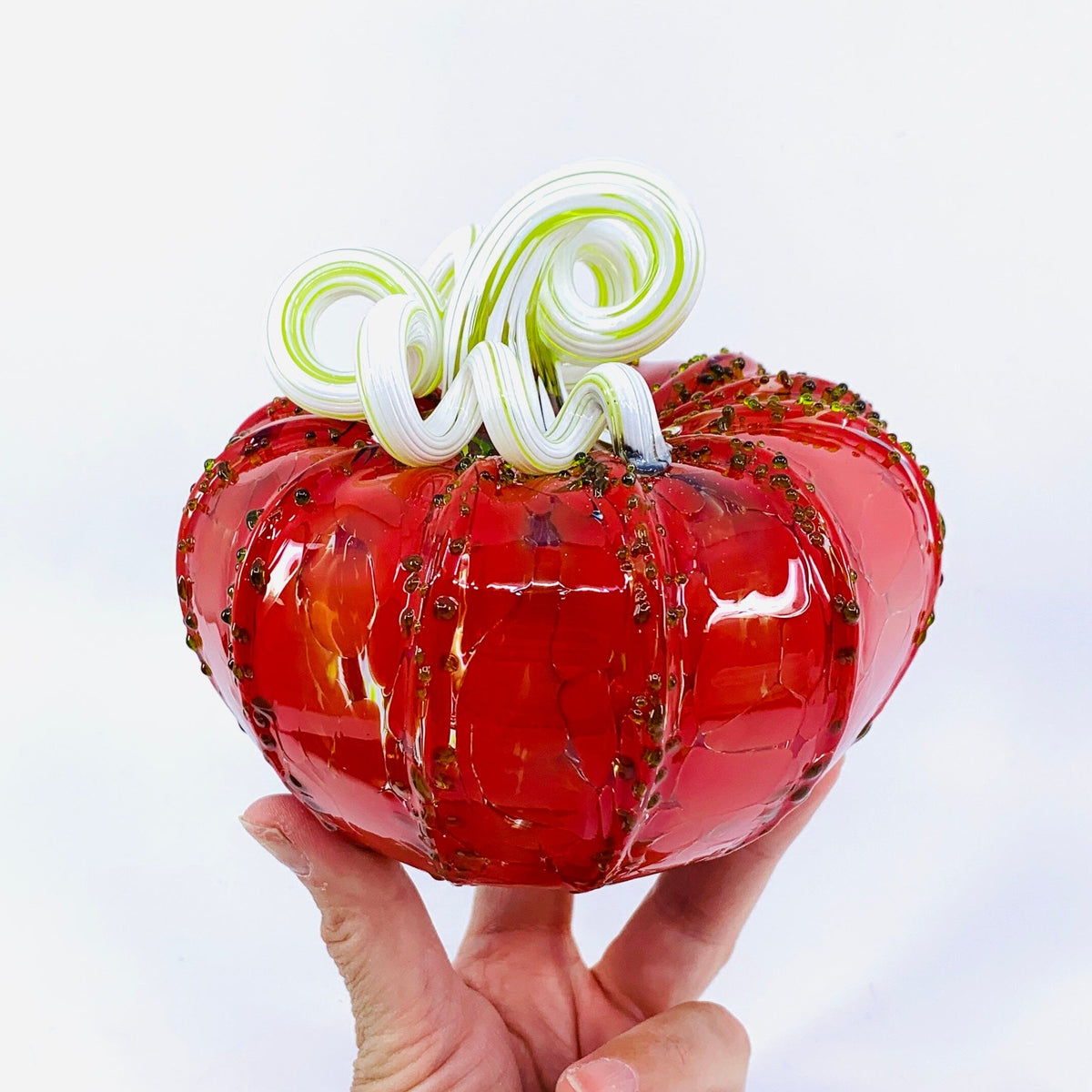 Daily Pumpkin 1145 Holiday Squat Gabby Luke Adams Glass Blowing Studio 