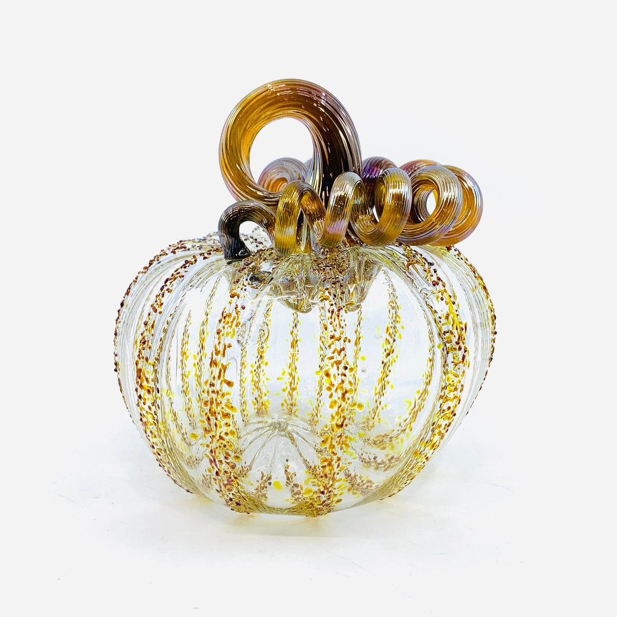 Daily Pumpkin 848 “Oops” Squat Gabby Luke Adams Glass Blowing Studio 
