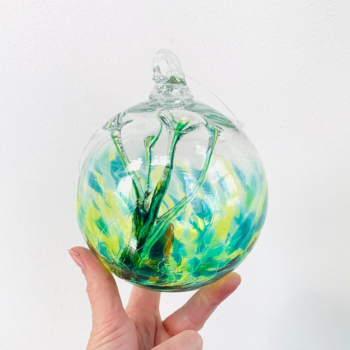 Daily 5” Wishball 3657 Gabby Luke Adams Glass Blowing Studio 