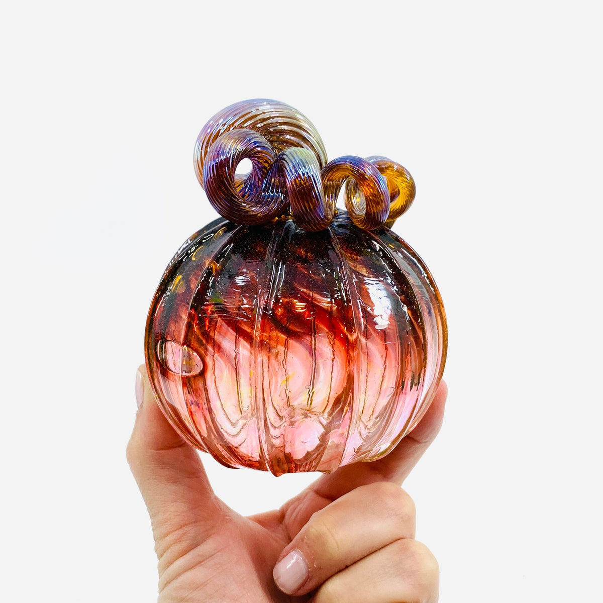 Daily Pumpkin 925 “Oops” Mini Gabby Luke Adams Glass Blowing Studio 