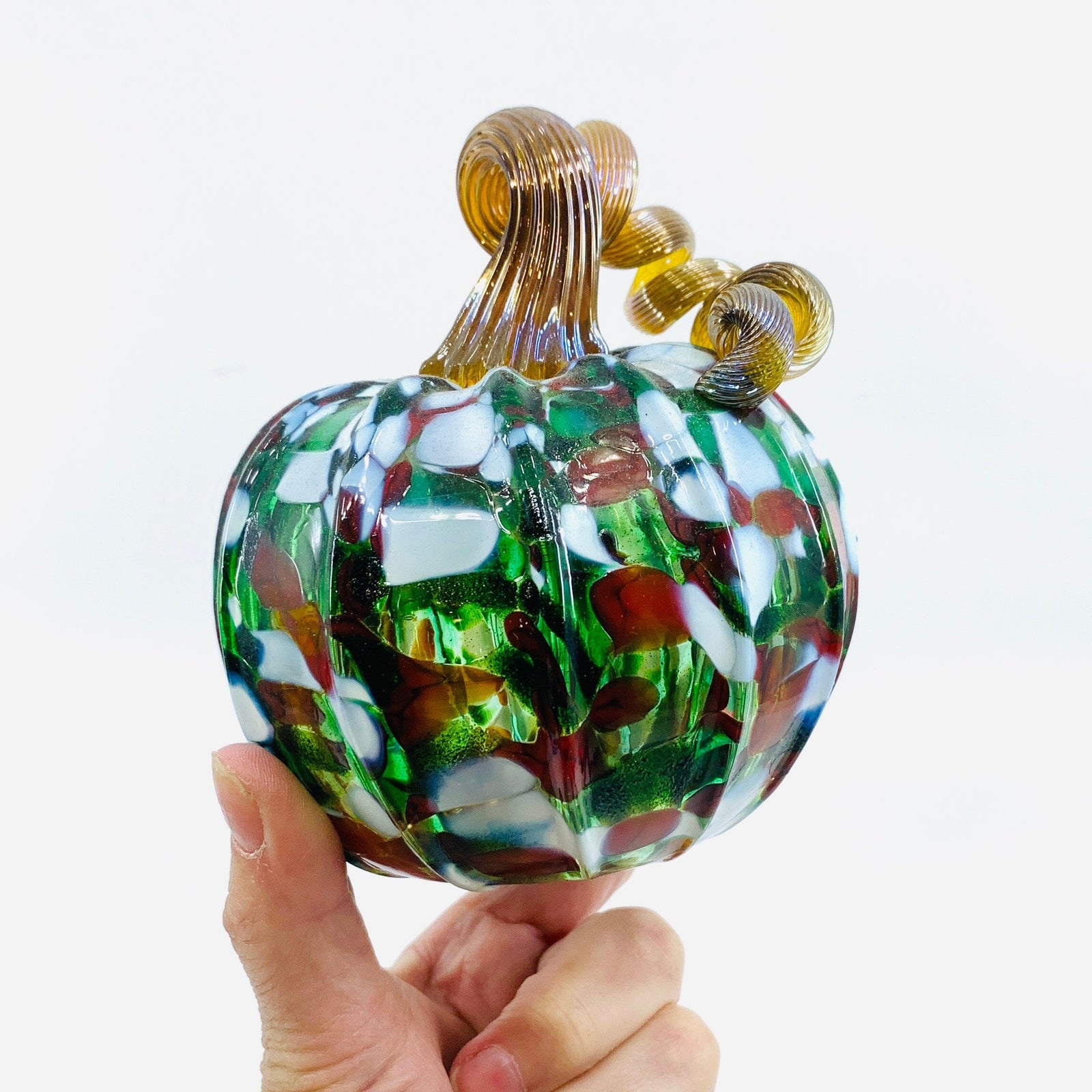 Daily Pumpkin 1478 Oops Squat Gabby Luke Adams Glass Blowing Studio 