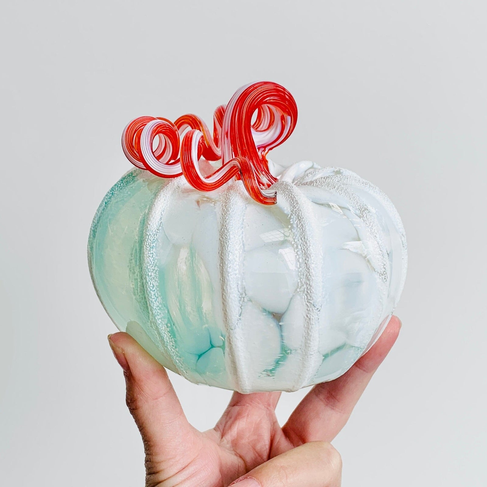 Daily Pumpkin 2524 Squat Gabby Luke Adams Glass Blowing Studio 