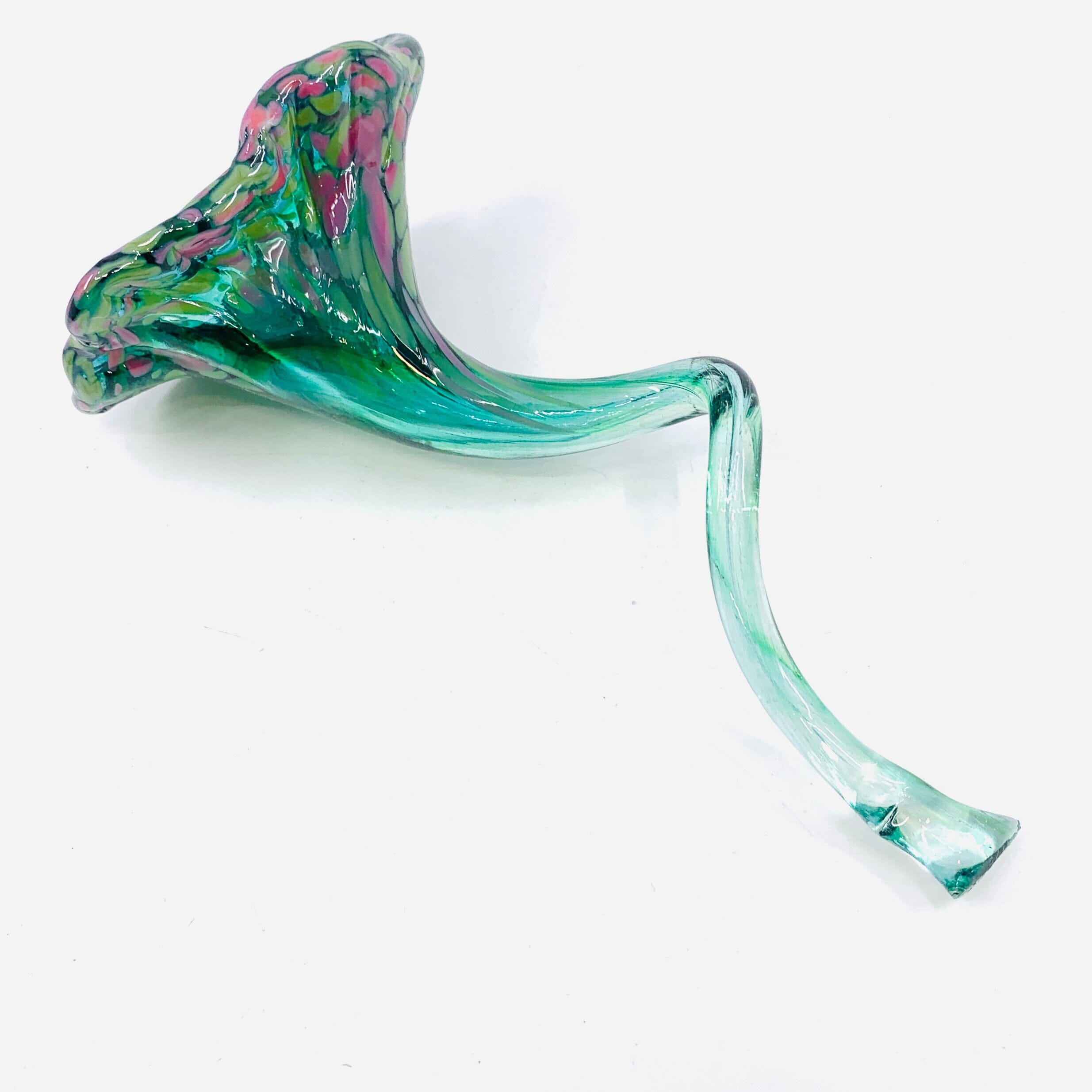 Pulled Glass Flower 83 - Luke Adams Glass Blowing Studio