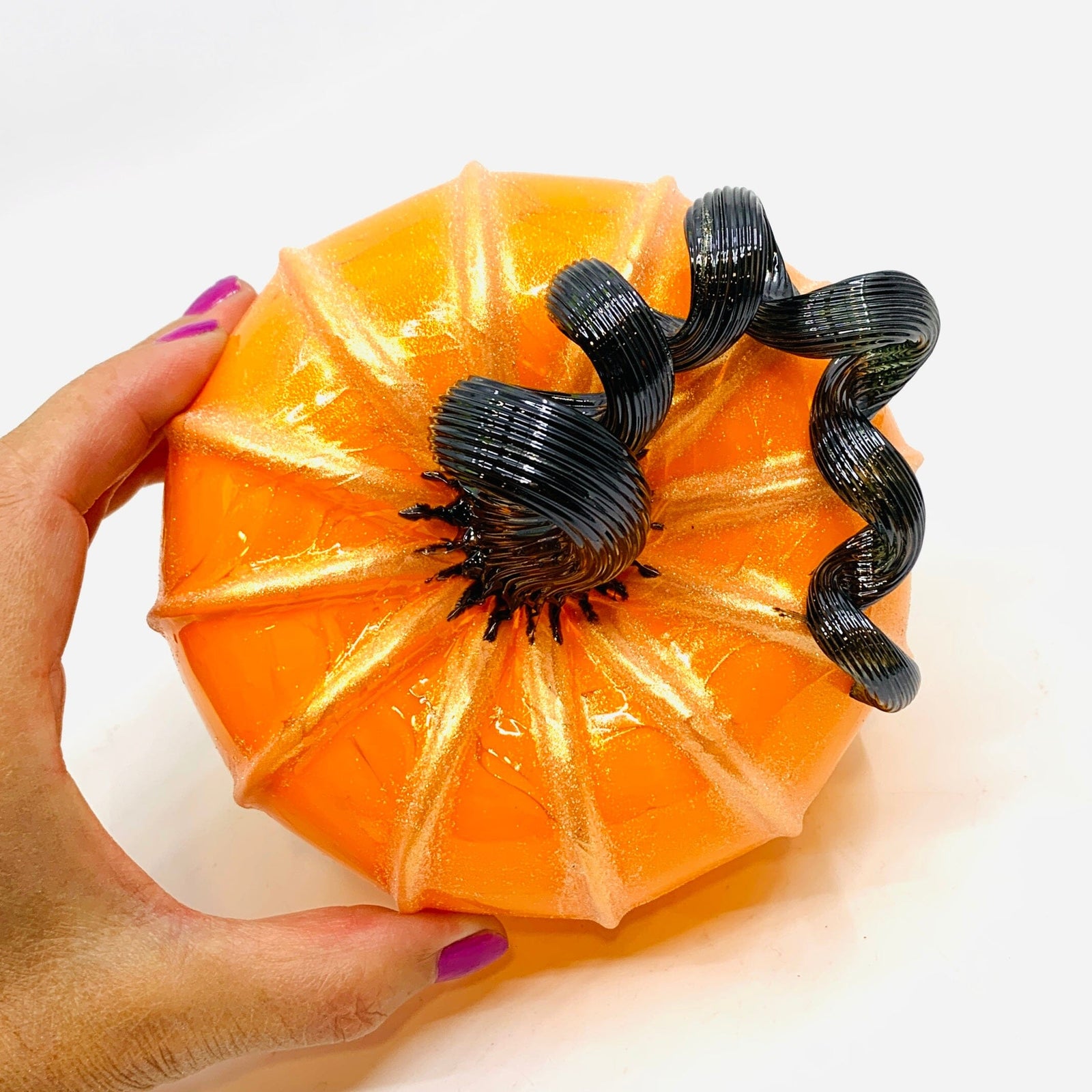 Enchanted Squat Pumpkin Inspo Luke Adams Glass Blowing Studio 